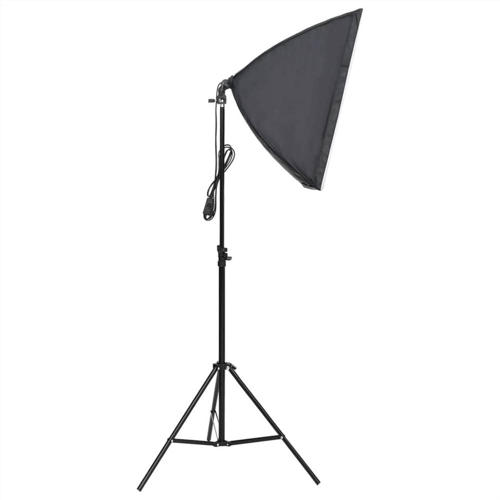 Photo Studio Kit with Softbox Light and Backdrop