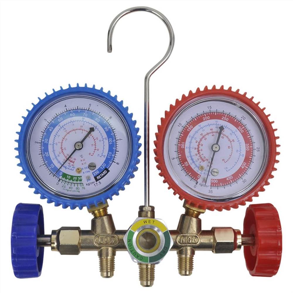 Vacuum Pump with 2-way Manifold Gauge Set for Air Conditioning
