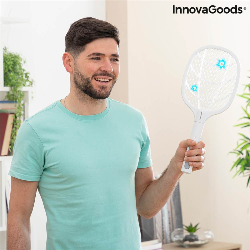 Rechargeable Insect Killing Racket with UV Light Europe