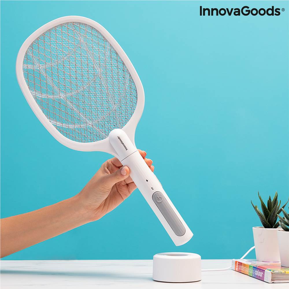 Rechargeable Insect Killing Racket with UV Light Europe