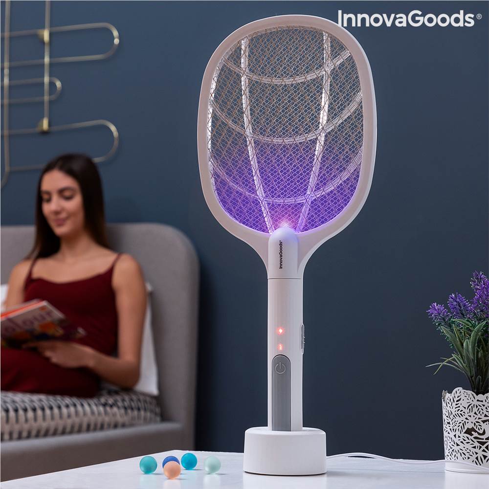 Rechargeable Insect Killing Racket with UV Light | Europe