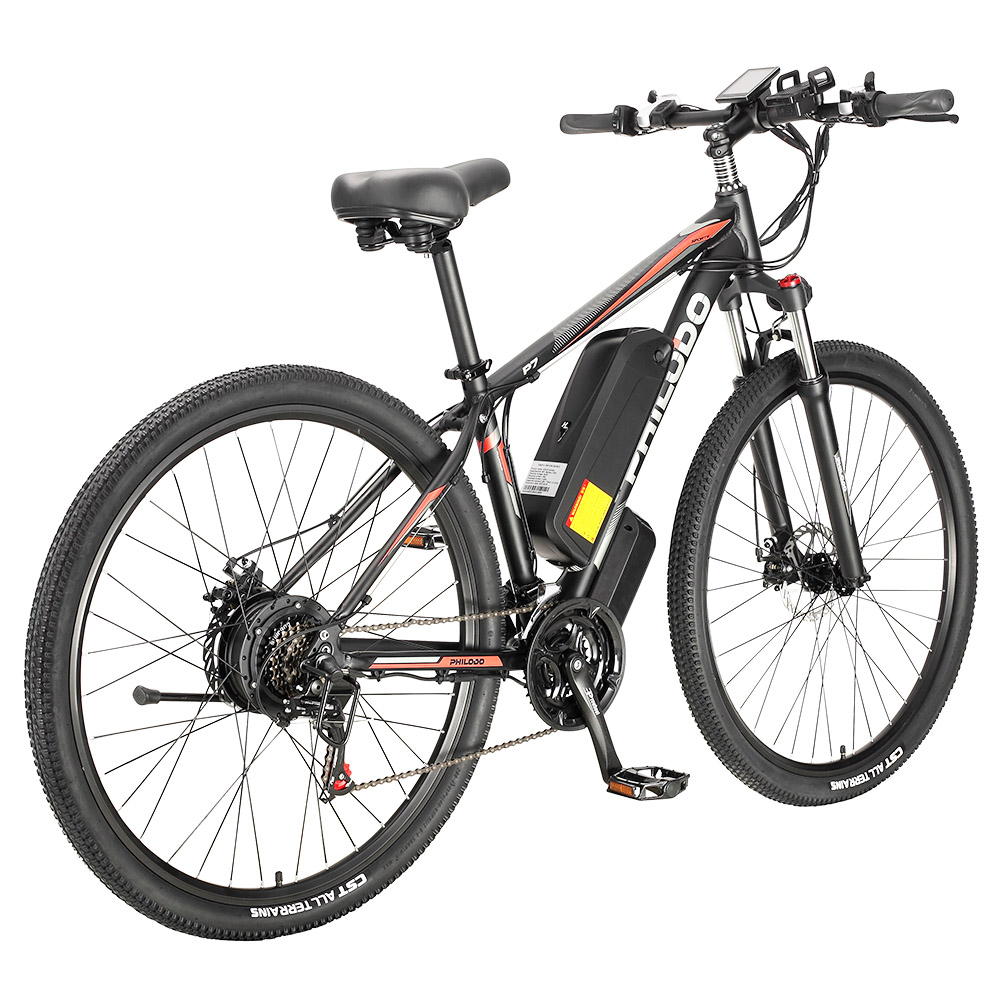 PHILODO H7 2.0 Electric Mountain Bike 26 Inch Black