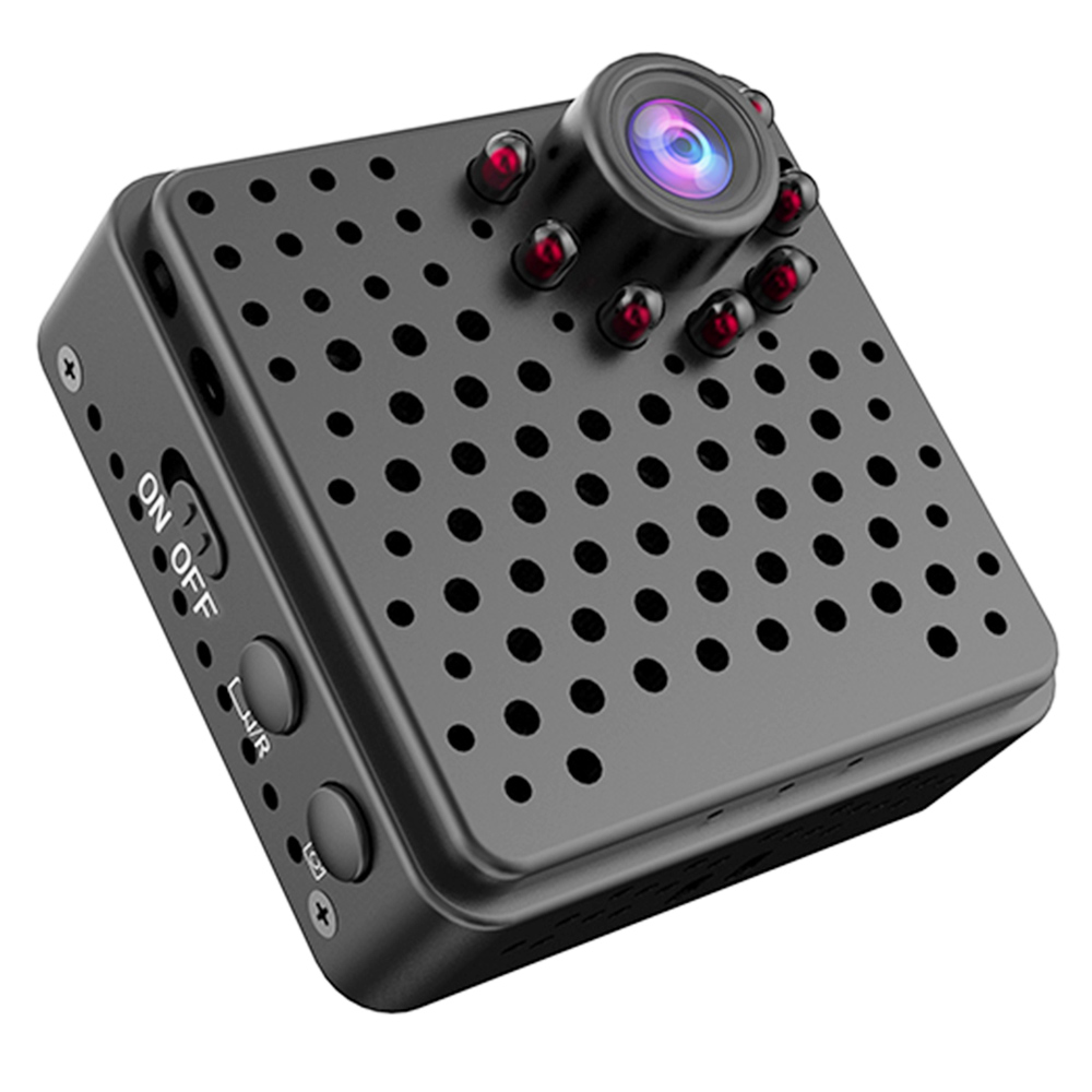 Mini caméra de surveillance WiFi W18 1080P HD, caméra de vision nocturne infrarouge 1000mAh, détection de mouvement grand angle à 150 degrés