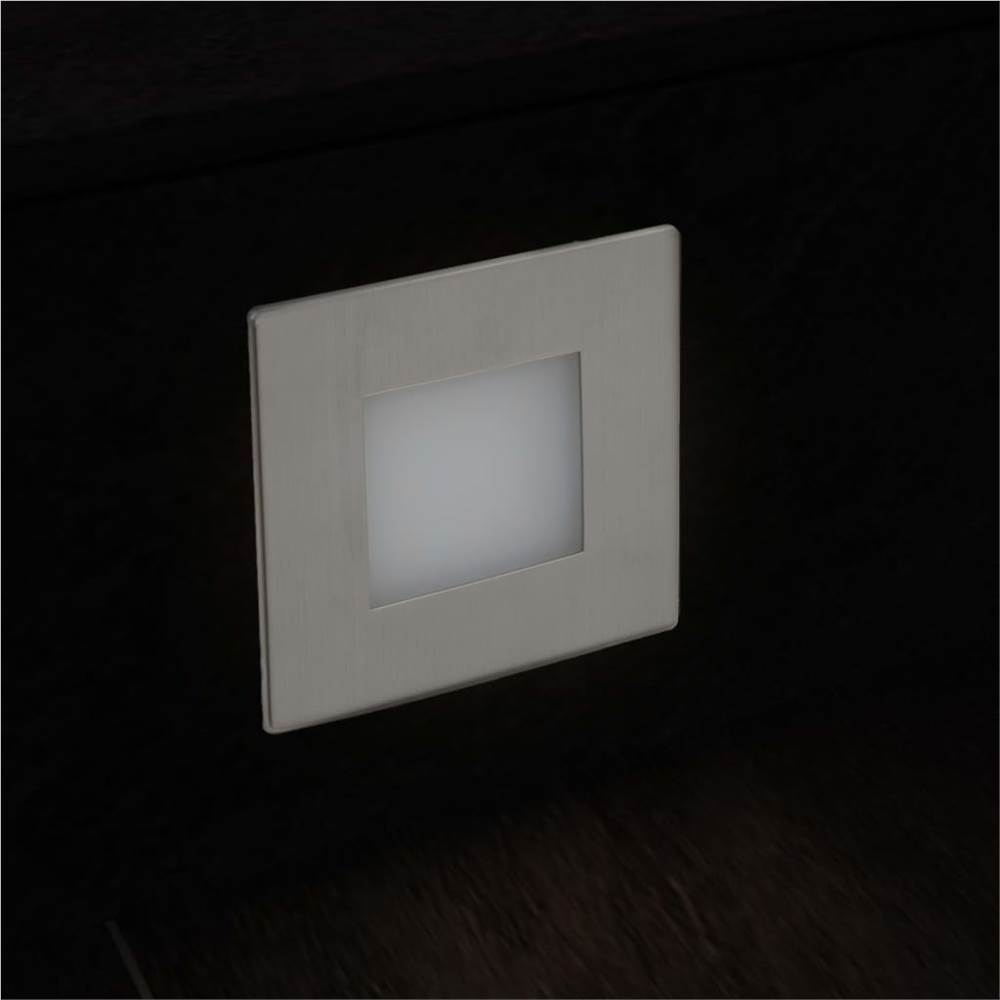 2 LED Recessed Stair Light 85 x 48 x 85 mm