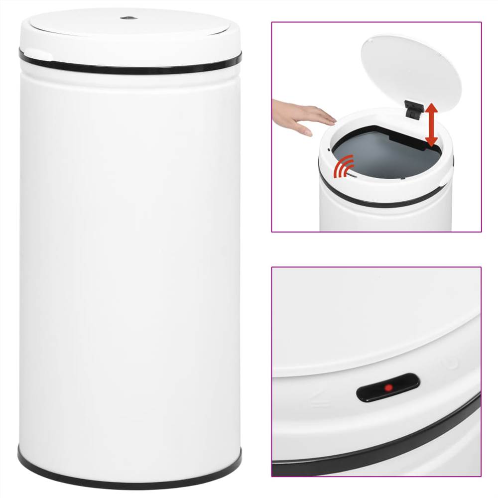 

Automatic Sensor Dustbin 70 L Carbon Steel White