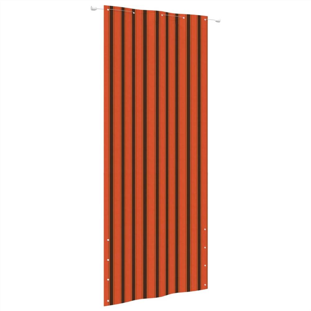 

Balcony Screen Orange and Brown 100x240 cm Oxford Fabric