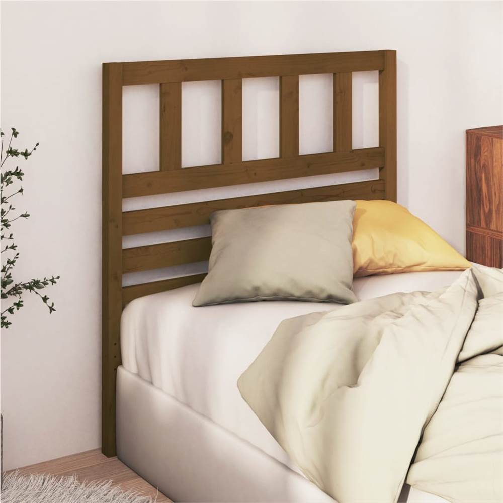 

Bed Headboard Honey Brown 106x4x100 cm Solid Wood Pine