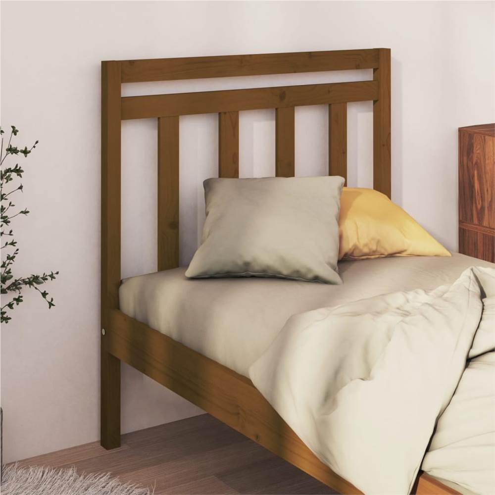 

Bed Headboard Honey Brown 81x4x100 cm Solid Wood Pine