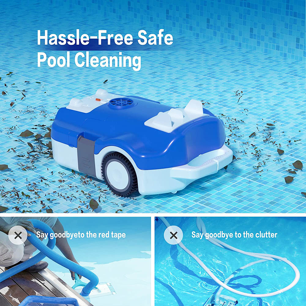 BestRobtic PC01 Cordless Robotic Pool Cleaner White