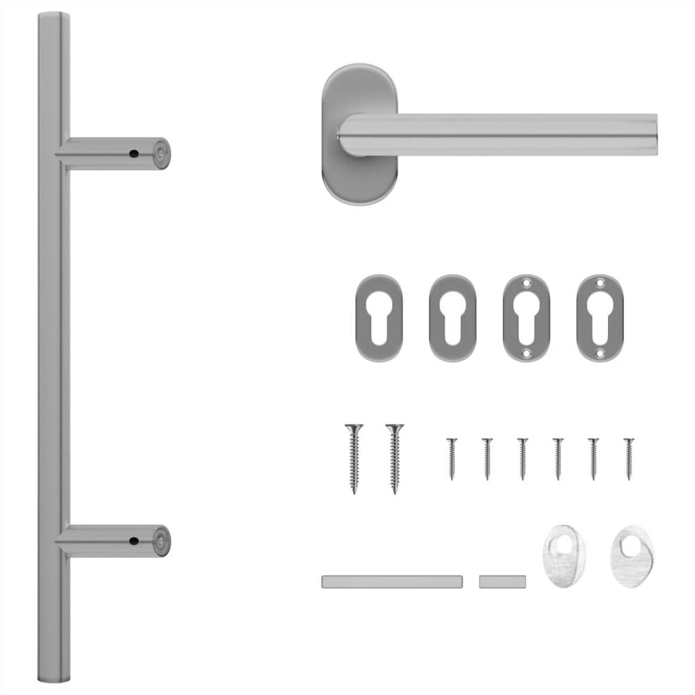 

Door Handle and Door Bar Set PZ 500 mm Stainless Steel