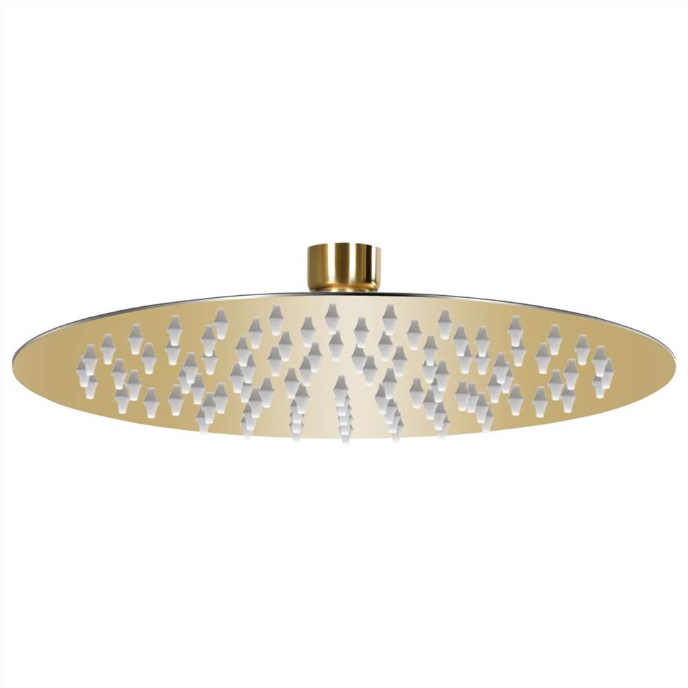 

Rain Shower Head Stainless Steel 20 cm Round Gold