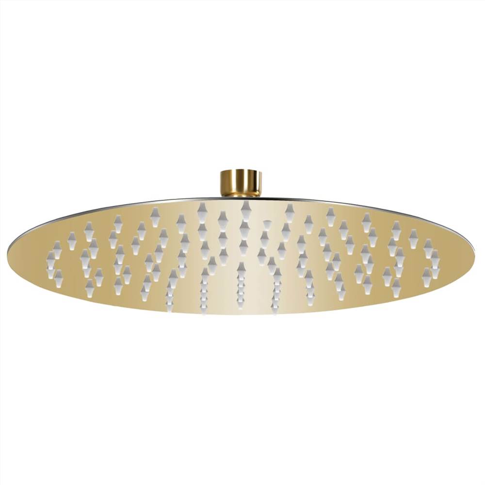 

Rain Shower Head Stainless Steel 25 cm Round Gold