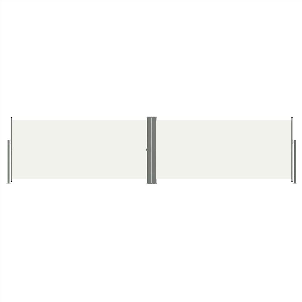 Retractable Side Awning Cream 140x600 cm