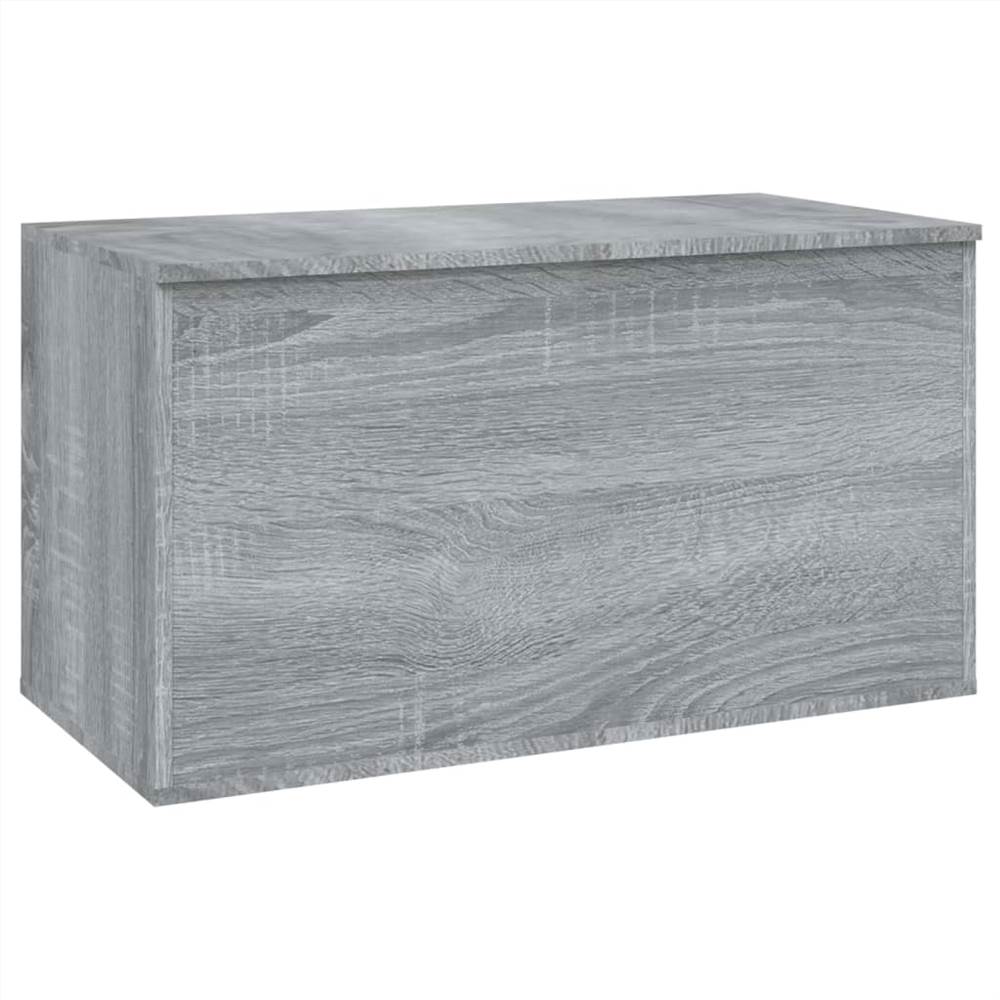 Storage Chest Grey Sonoma 84x42x46 cm Engineered Wood