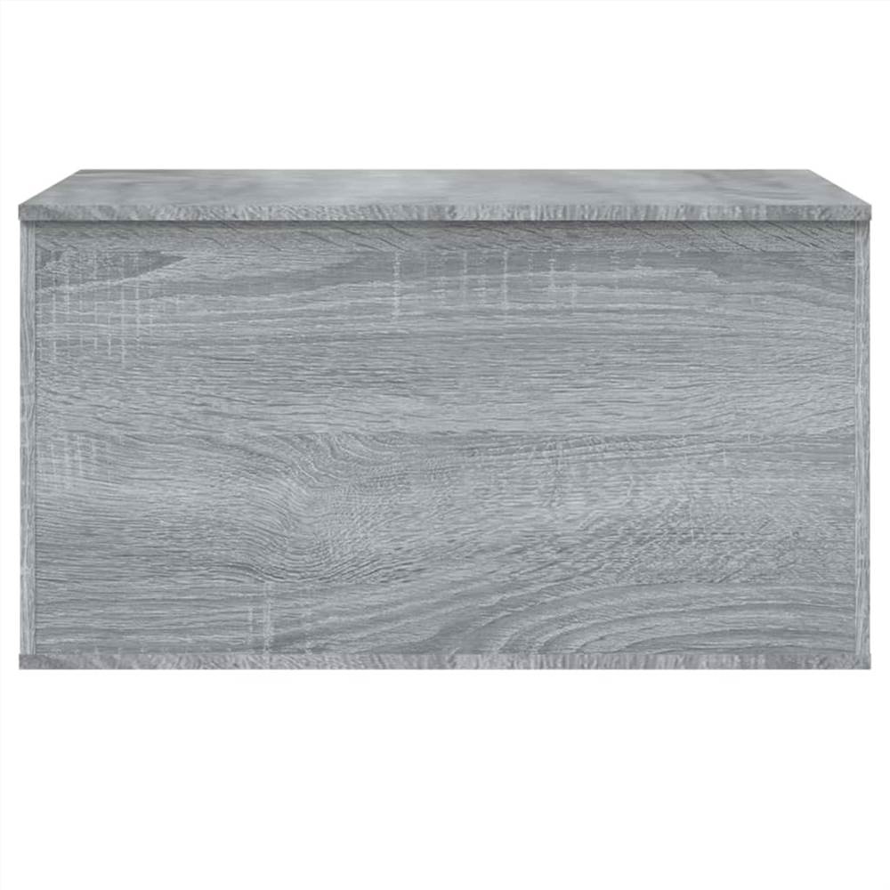 Storage Chest Grey Sonoma 84x42x46 cm Engineered Wood