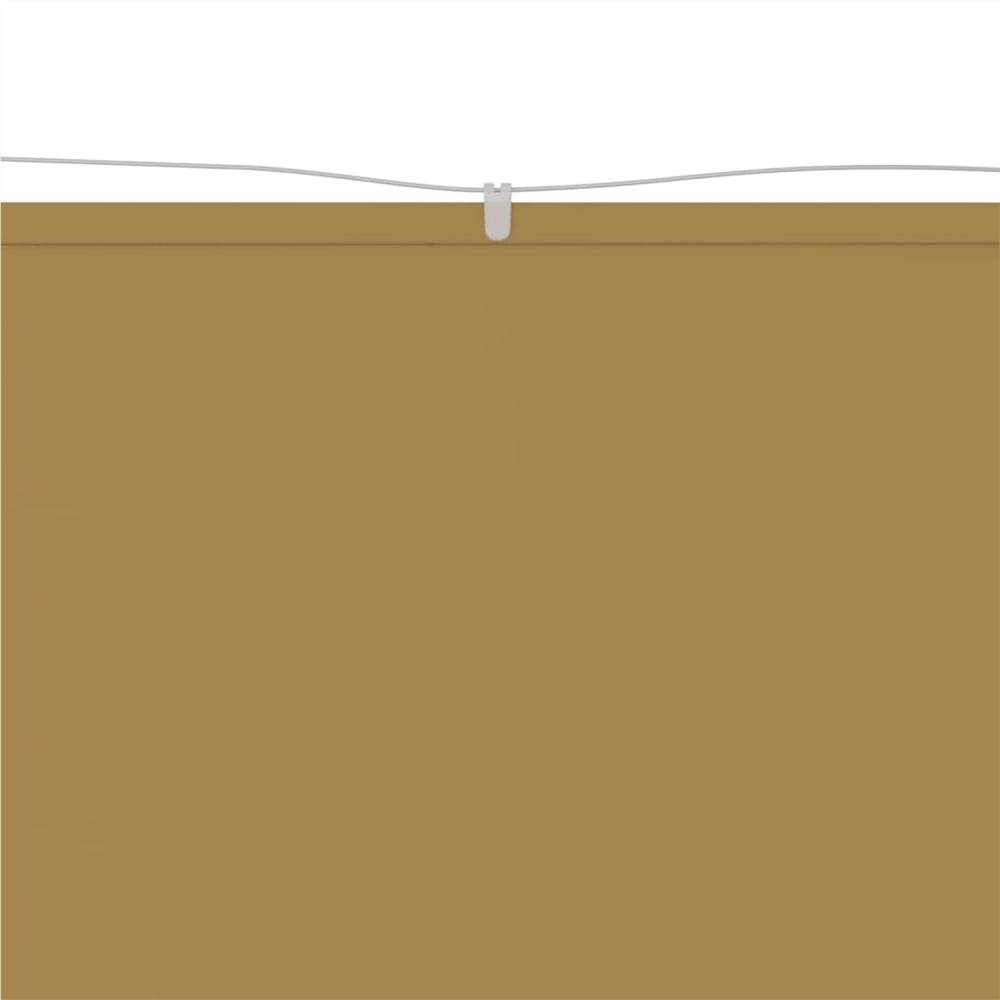 Vertical Awning Beige 60x1200 cm Oxford Fabric