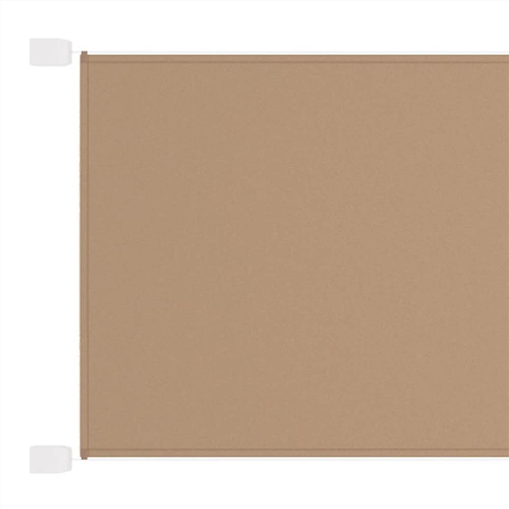 Vertical Awning Taupe 100x420 cm Oxford Fabric