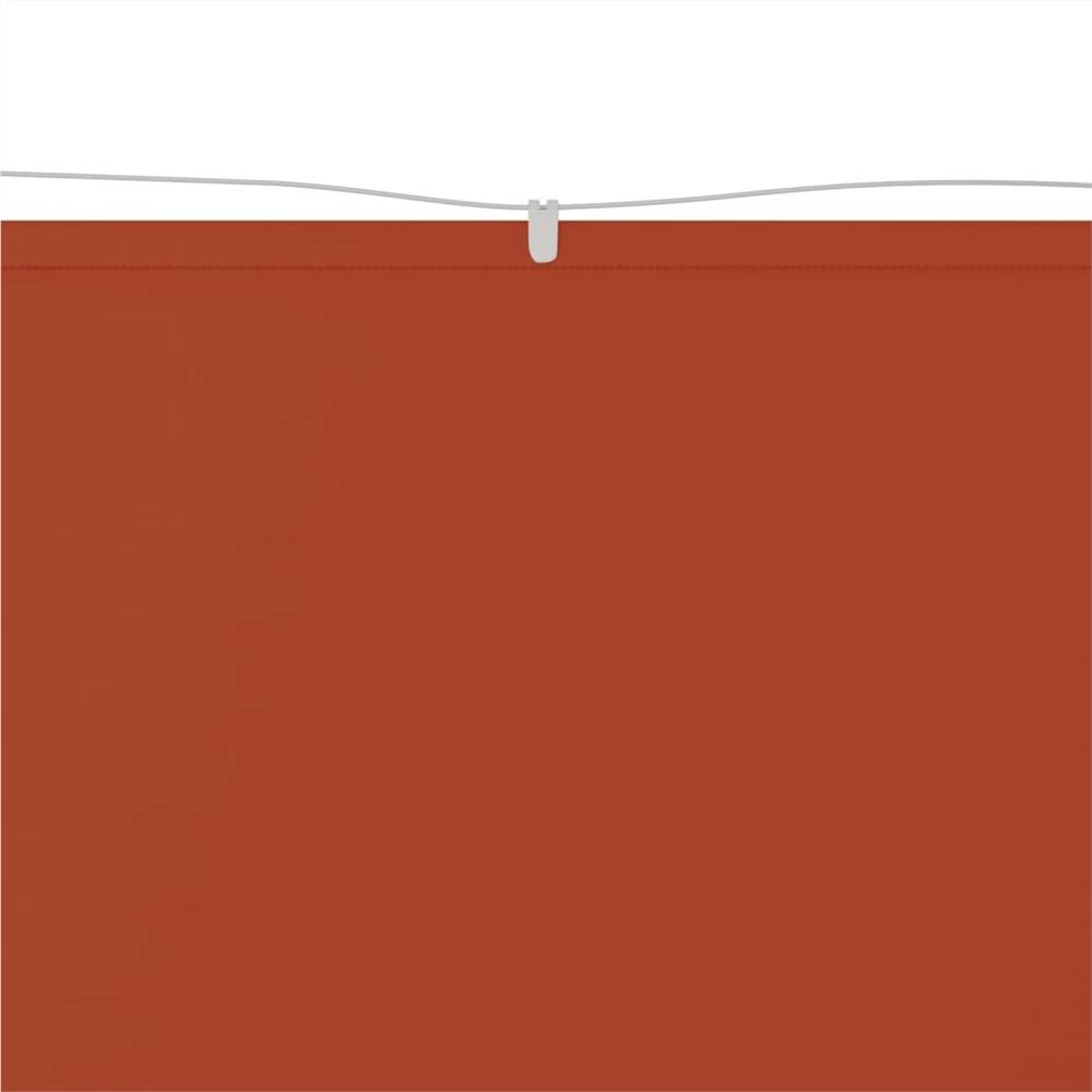 Vertical Awning Terracotta 100x1000 cm Oxford Fabric