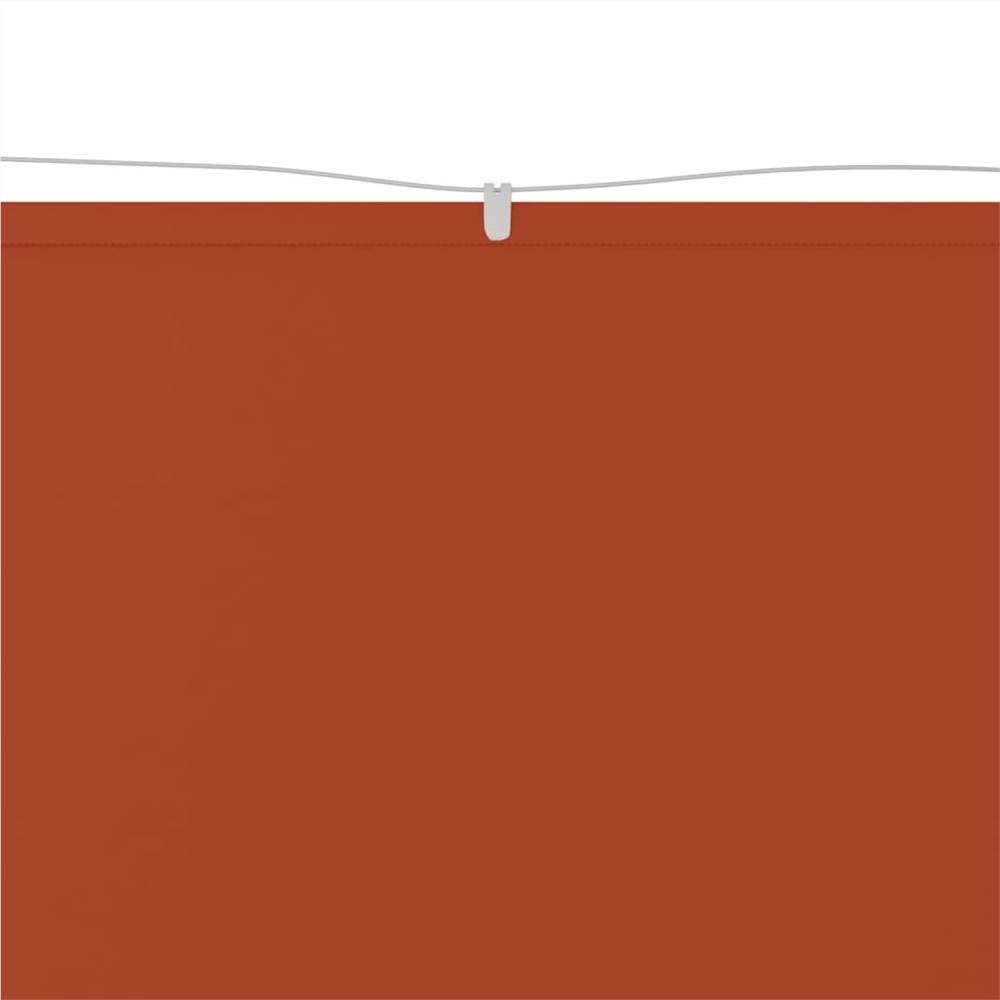 Vertical Awning Terracotta 60x600 cm Oxford Fabric