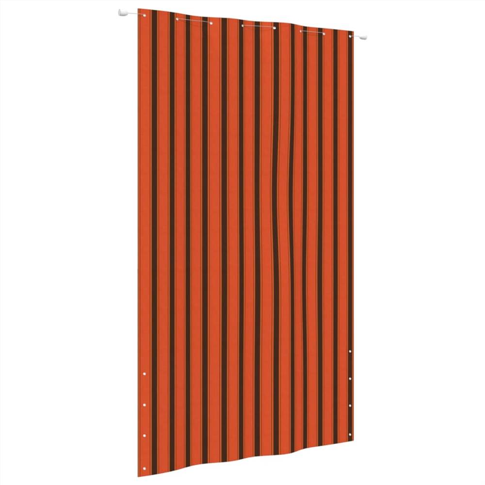 Balcony Screen Orange and Brown 160x240 cm Oxford Fabric