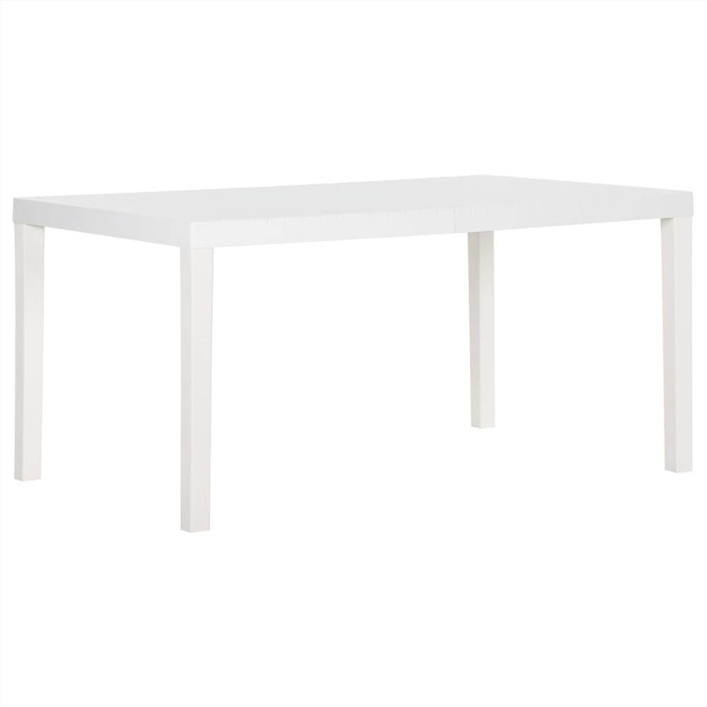 

Garden Table 150x90x72 cm PP White