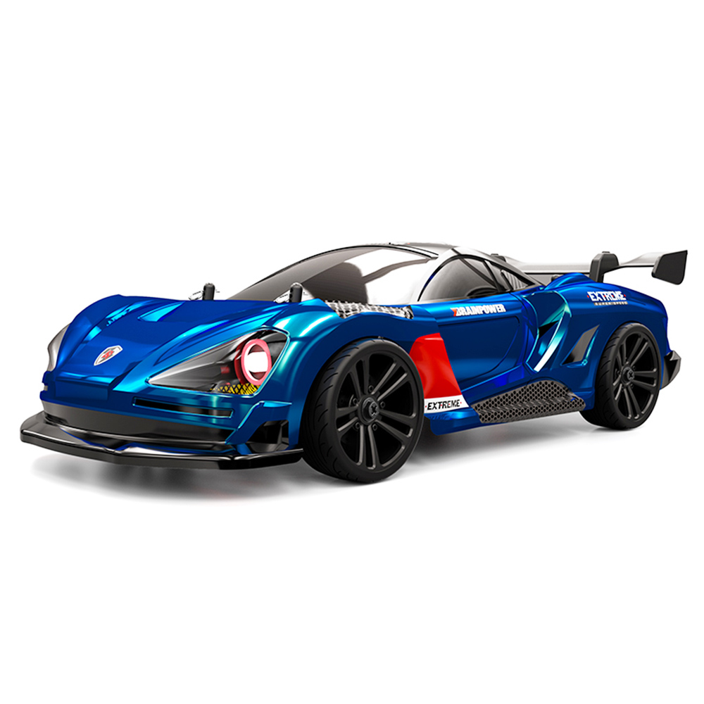 JJRC Q117 E 1:16 2.4G 4WD 35KM/H Drift Car Teljes arányos vezérlés szögletes fejfénnyel - kék