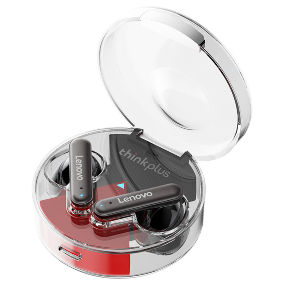 Lenovo Thinkplus LP10 TWS Bezprzewodowe słuchawki Bluetooth 5.2 Sterowanie dotykowe HiFi Stereo Bass Headbuds - czarne