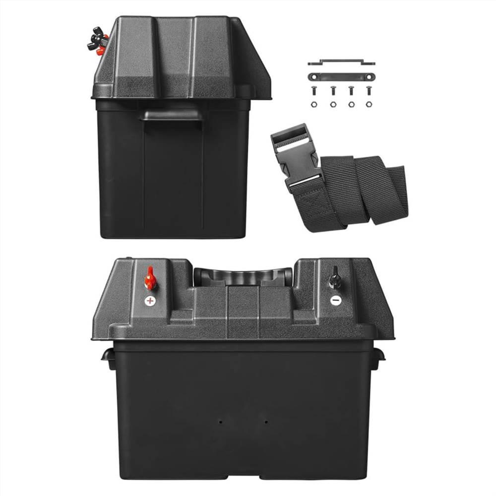 ProPlus Battery Box with USB and Voltmeter 33x20x20 cm