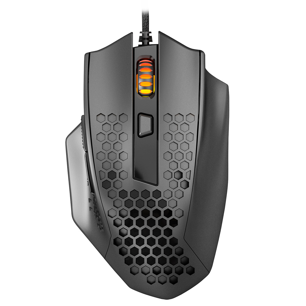 Redragon M722 Bomber  Ultra-Lightweight Wired Gaming Mouse 12400DPI 7 buttons Programmable - Black