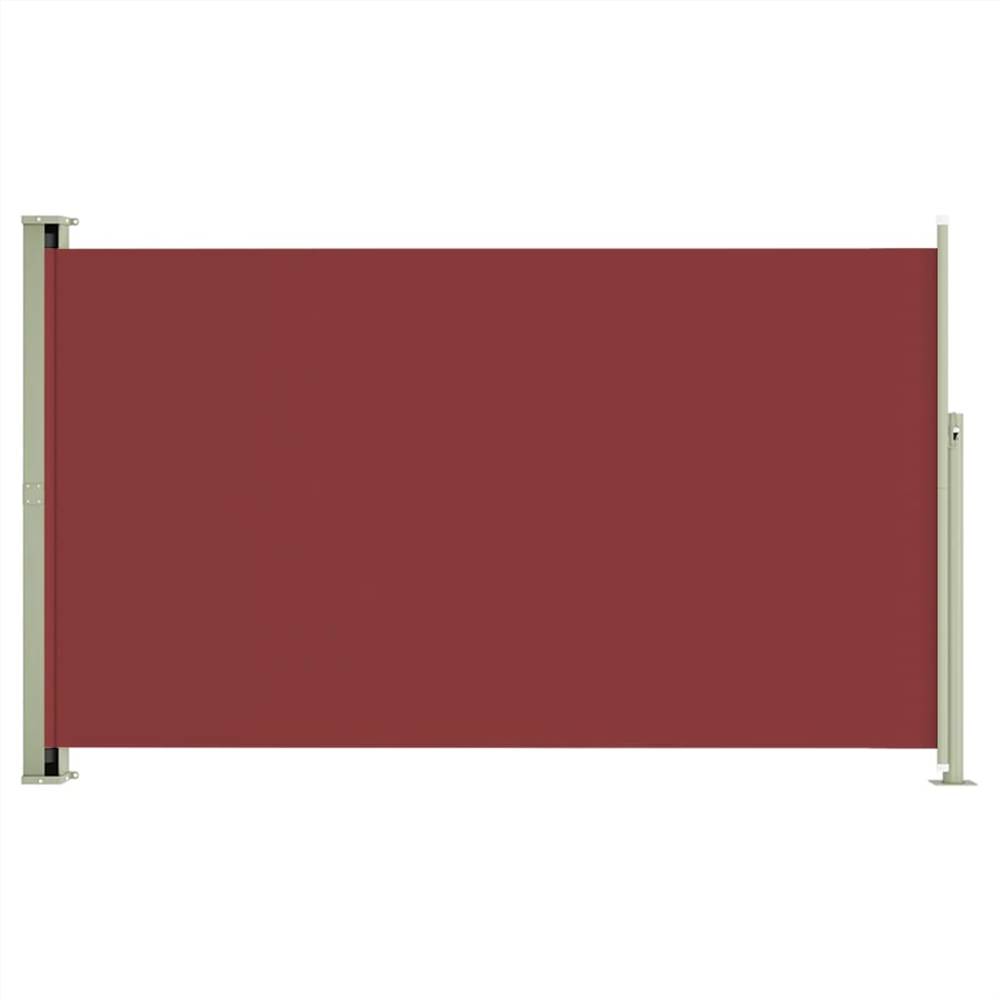 Patio Retractable Side Awning 180x300 cm Red