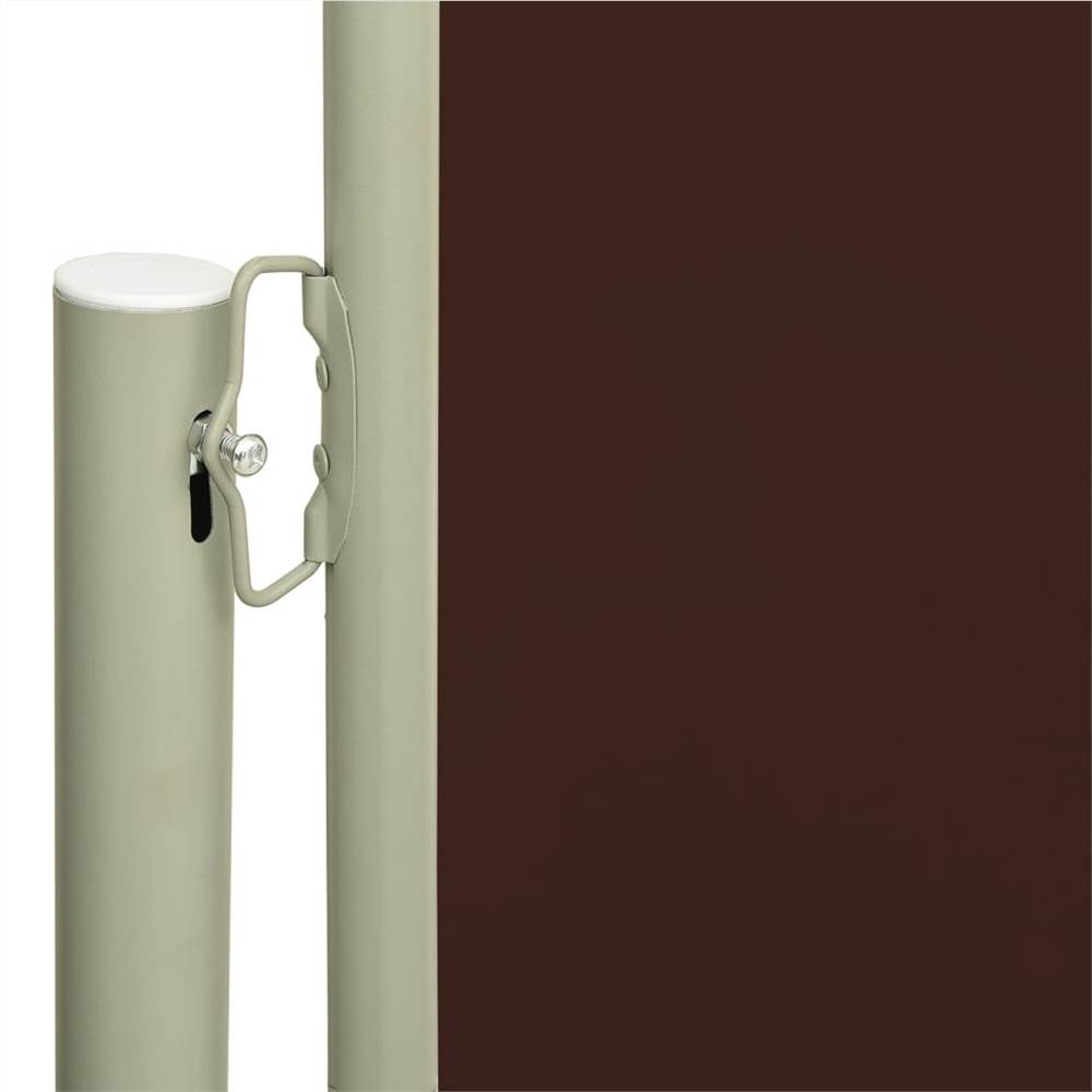 Patio Retractable Side Awning 220x300 cm Brown
