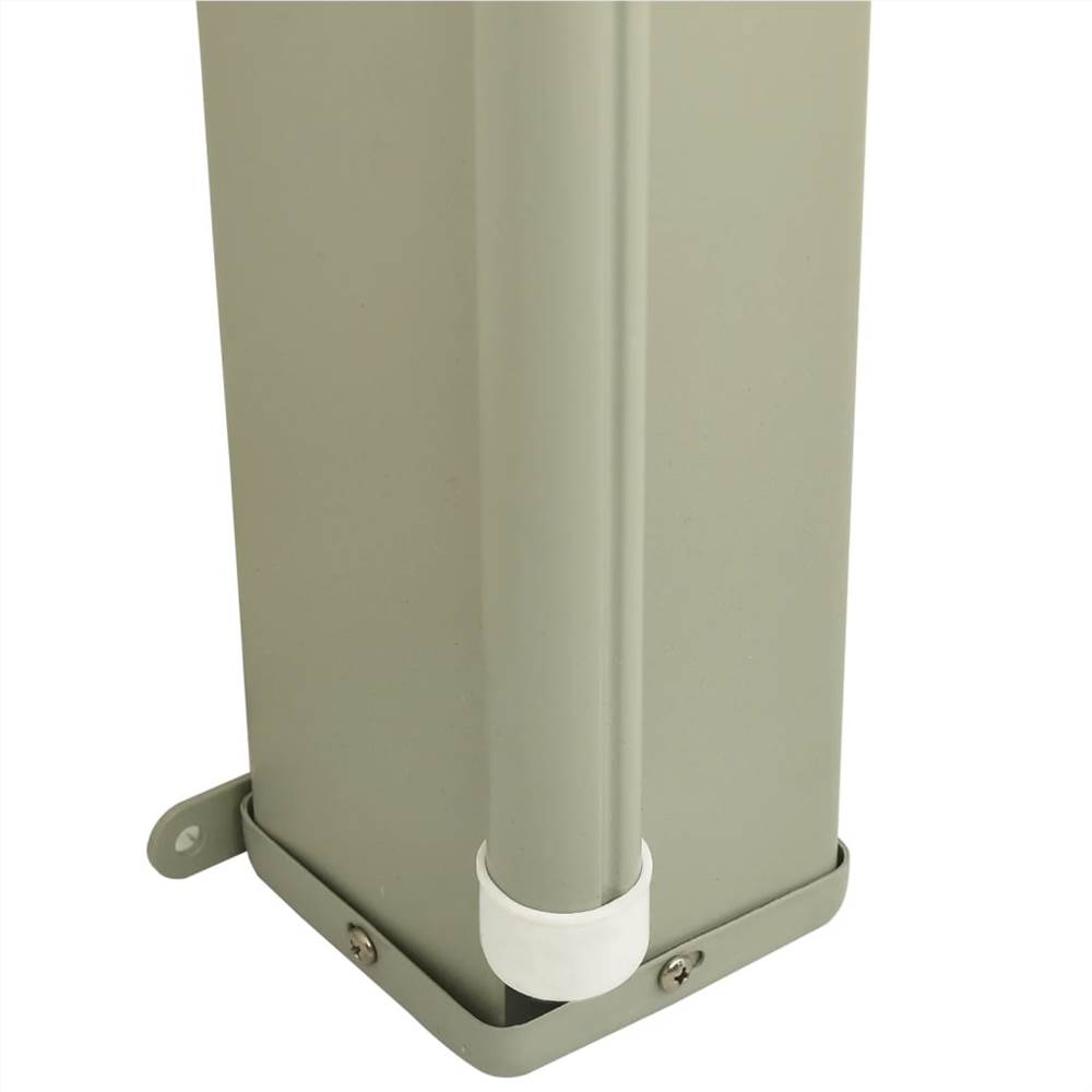 Patio Retractable Side Awning 220x500 cm Cream