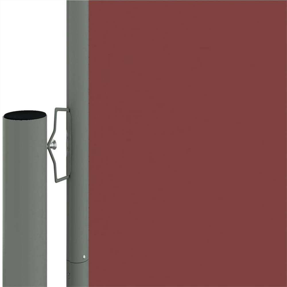 Retractable Side Awning Brown 140x1200 cm