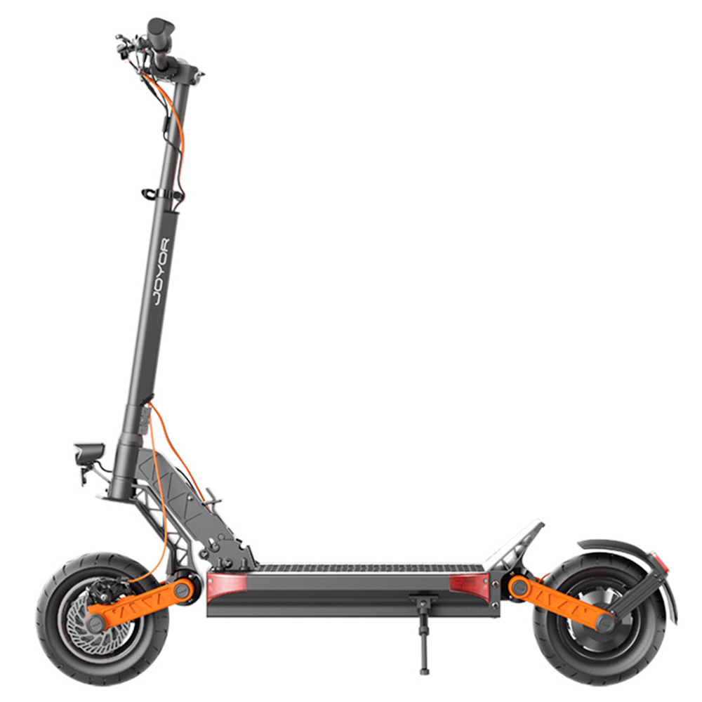 JOYOR S10-S Electric Scooter 10 Inch Air Tires 60V 18Ah Battery 2*1000W Dual Motor 65Km/h Max Speed 70-85KM Range 120KG Load Double Disc Brakes Black
