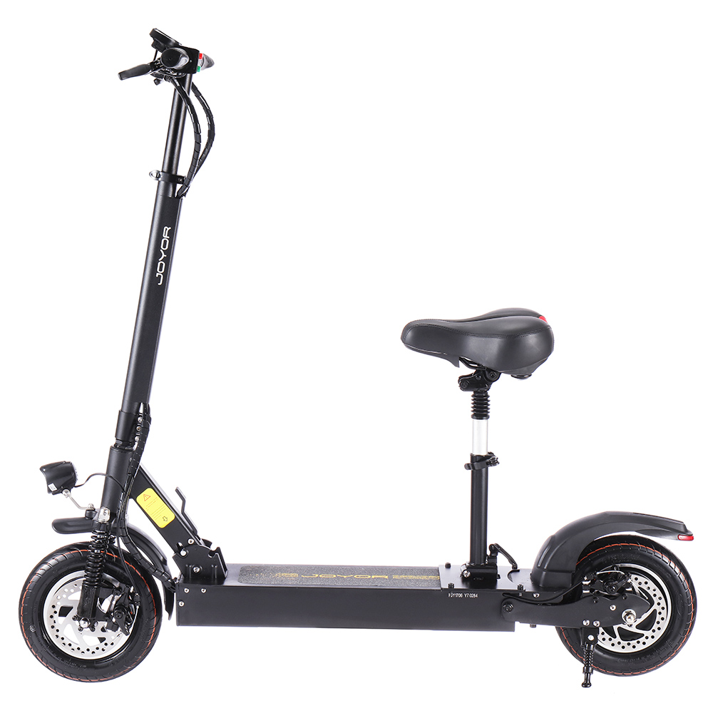 JOYOR Y1 Electric Scooter 36V 8Ah Battery, 400W Motor 35km/h Max Speed with Seat Black