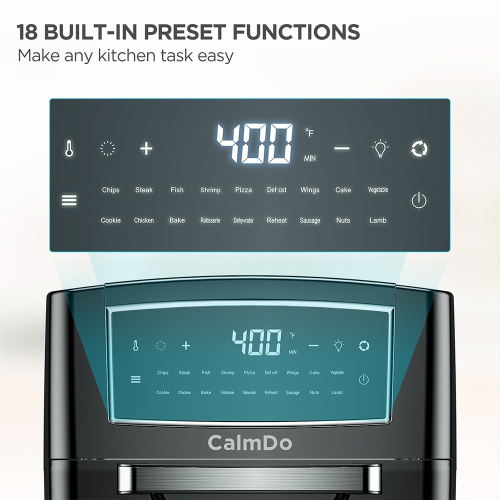 Calmdo AF120CDEU 1500W 12L Air Fryer Toaster Oven