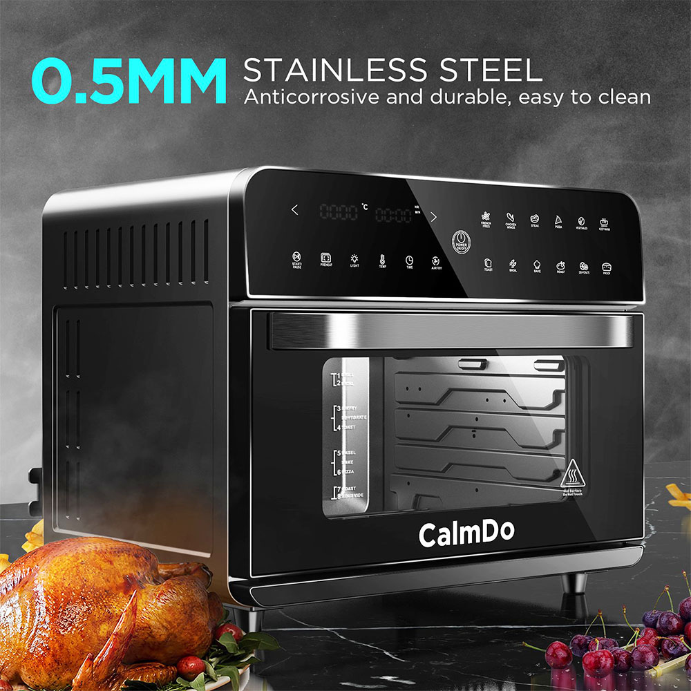 Calmdo CDAF25EU 1800W 25L ExtraLarge Air Fryer Toaster Oven