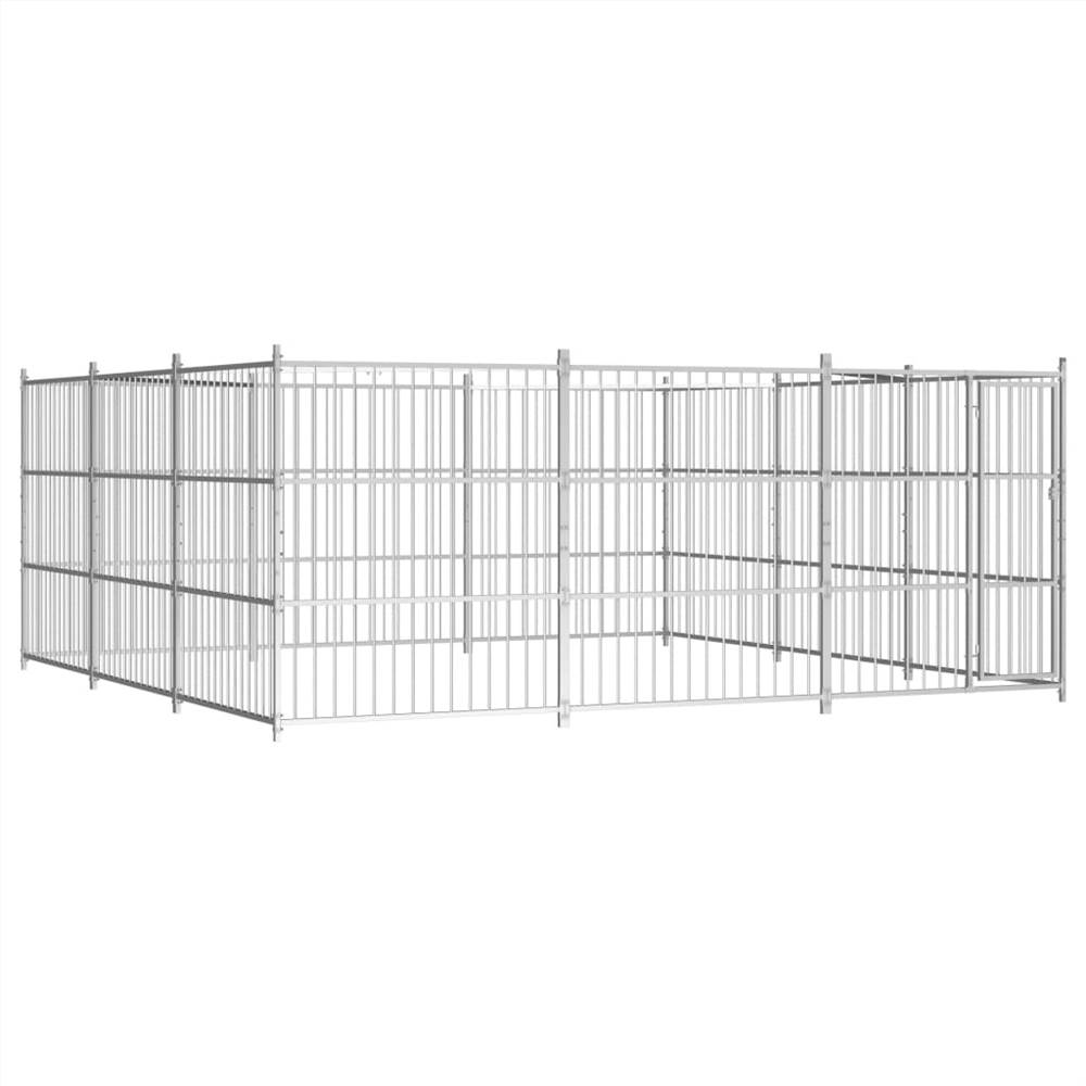 

Outdoor Dog Kennel 450x450x185 cm