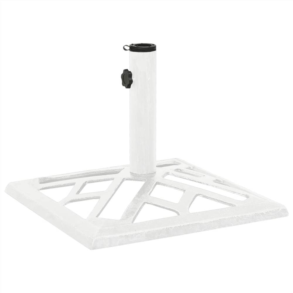 

Umbrella Base White 44x44x31 cm Cast Iron