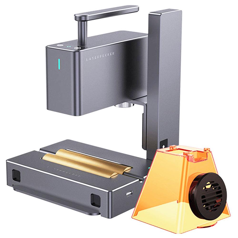 LaserPecker 2 Pro Handheld Laser Engraver & Cutter with Auxiliary Booster - UK Pro Edition