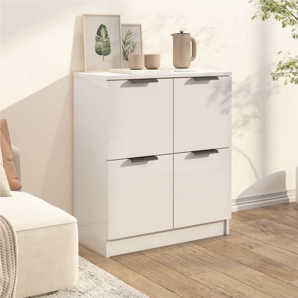 Sideboard White 60x30x70 Cm Engineered Wood 8 Sideboard White 60x30x70 cm Engineered Wood