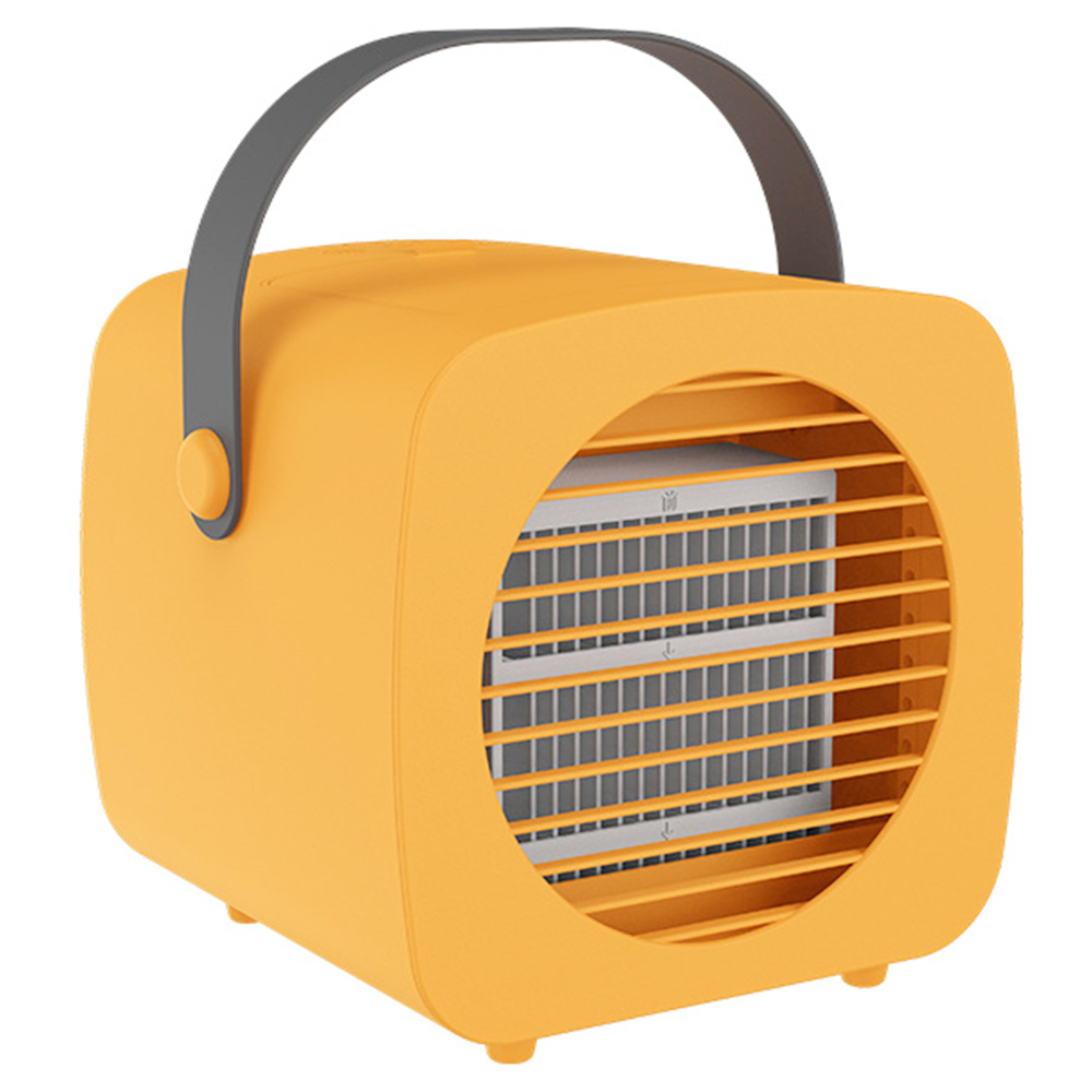 Chłodnica powietrza Mały klimatyzator Wentylator Spray Nawilżanie Chłodzenie Wentylator chłodzący Aromaterapia - Pomarańczowy