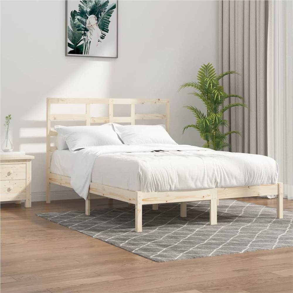 Bed Frame Solid Wood 160x200 cm