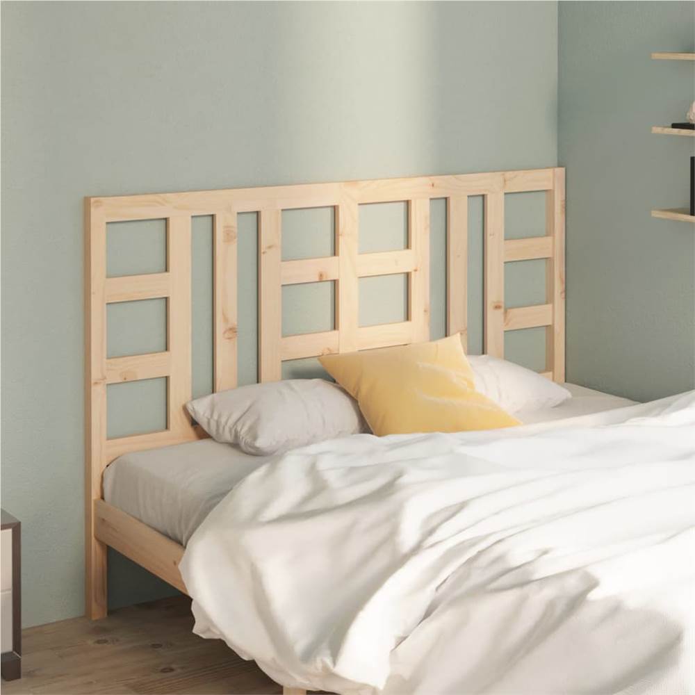 

Bed Headboard 126x4x100 cm Solid Wood Pine