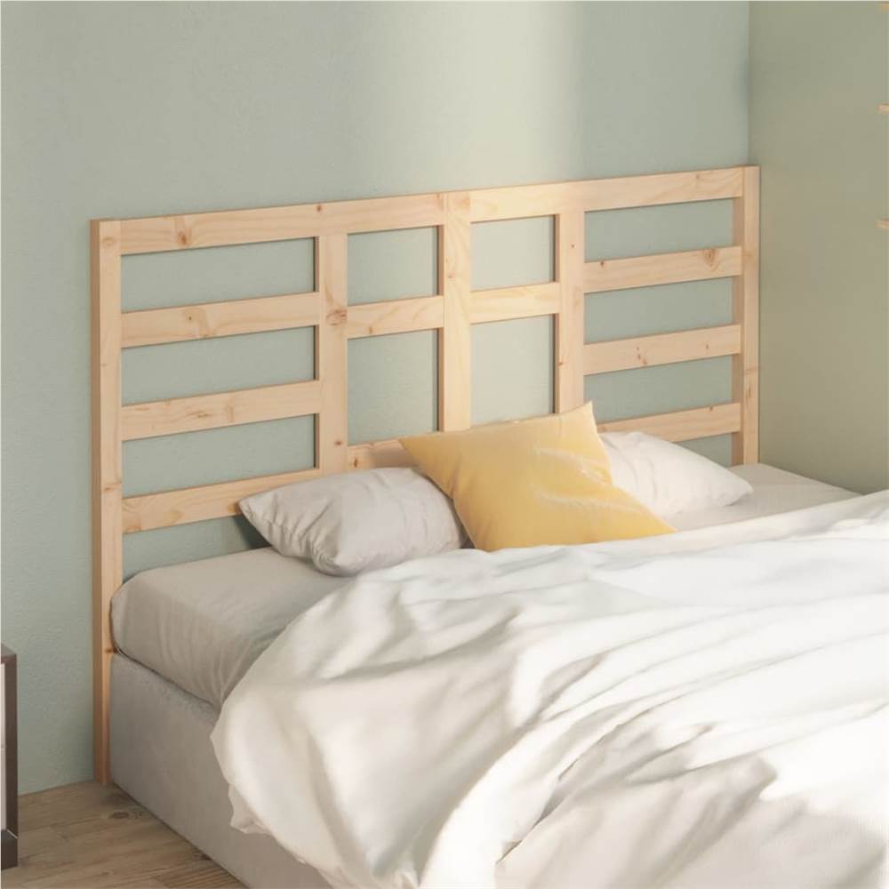 Bed Headboard 141x4x104 cm Solid Wood Pine