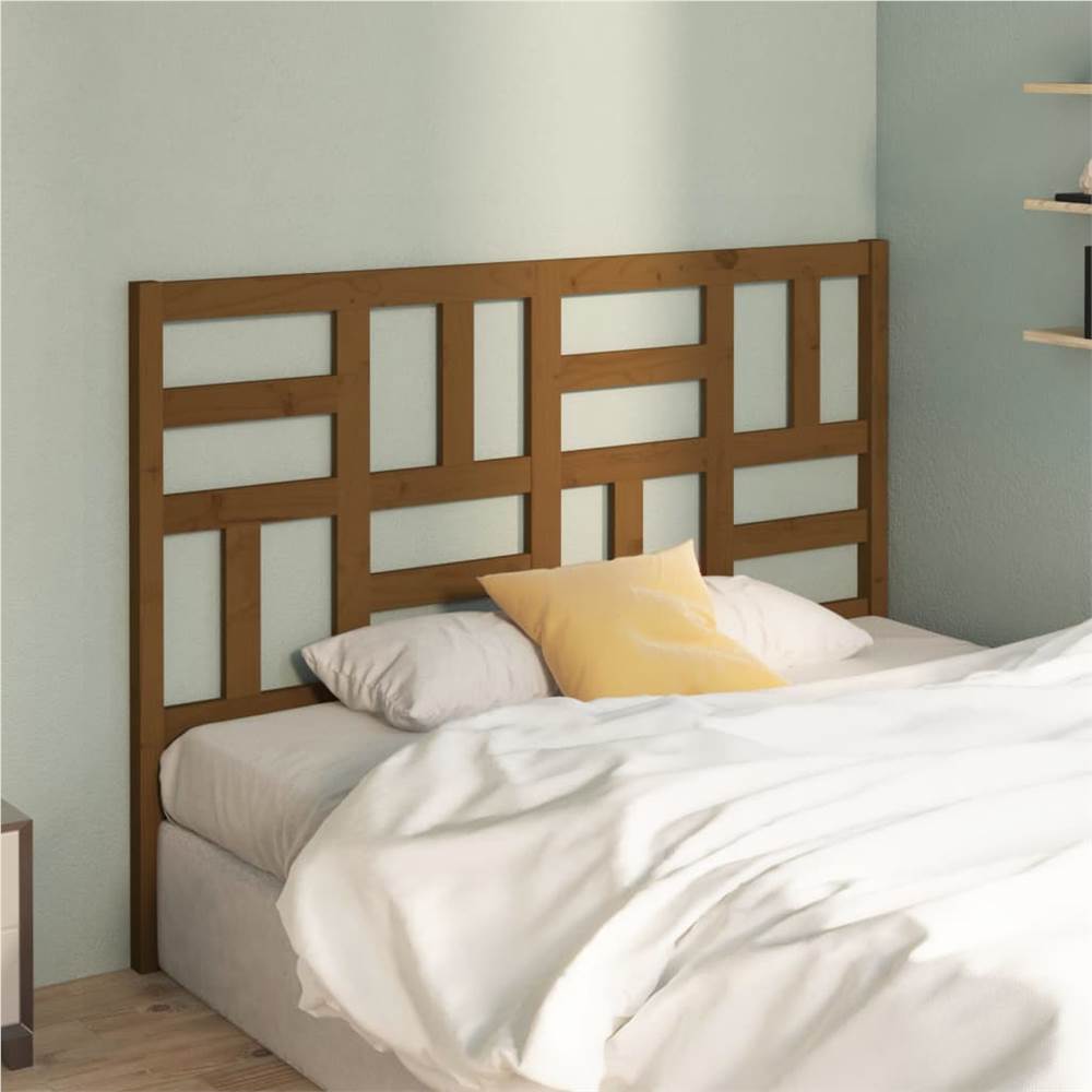 

Bed Headboard Honey Brown 146x4x104 cm Solid Wood Pine