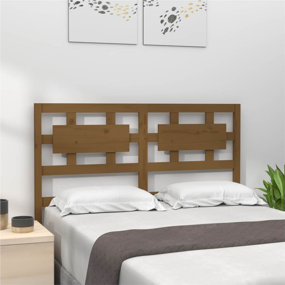 

Bed Headboard Honey Brown 155.5x4x100 cm Solid Wood Pine