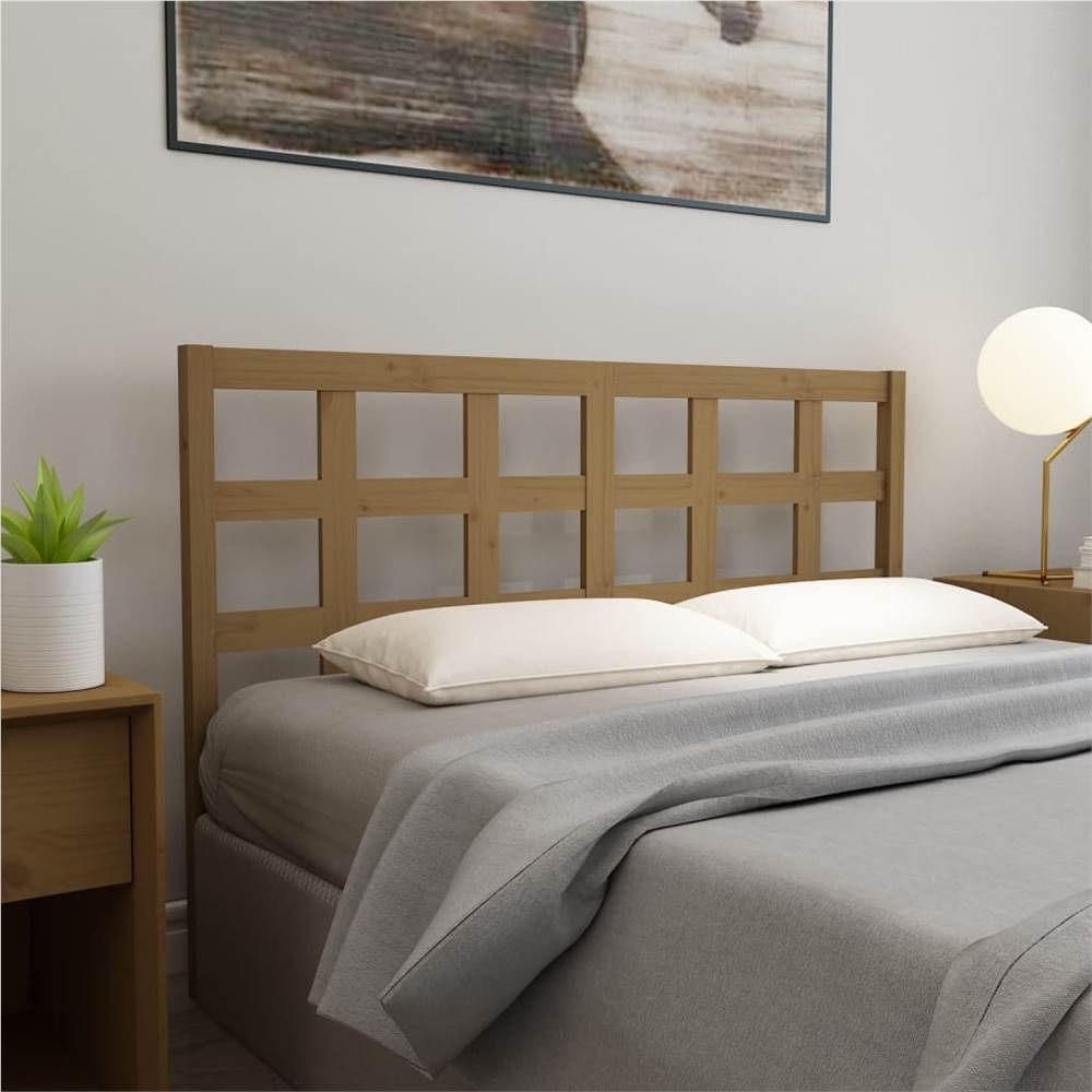 

Bed Headboard Honey Brown 165.5x4x100 cm Solid Wood Pine