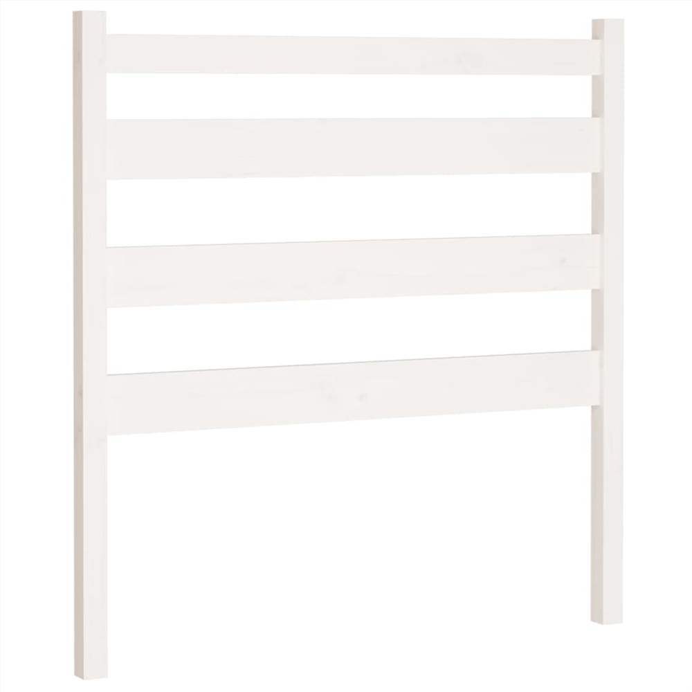 Bed Headboard White 96x4x100 Cm Solid Wood Pine 7 Bed Headboard White 96x4x100 cm Solid Wood Pine