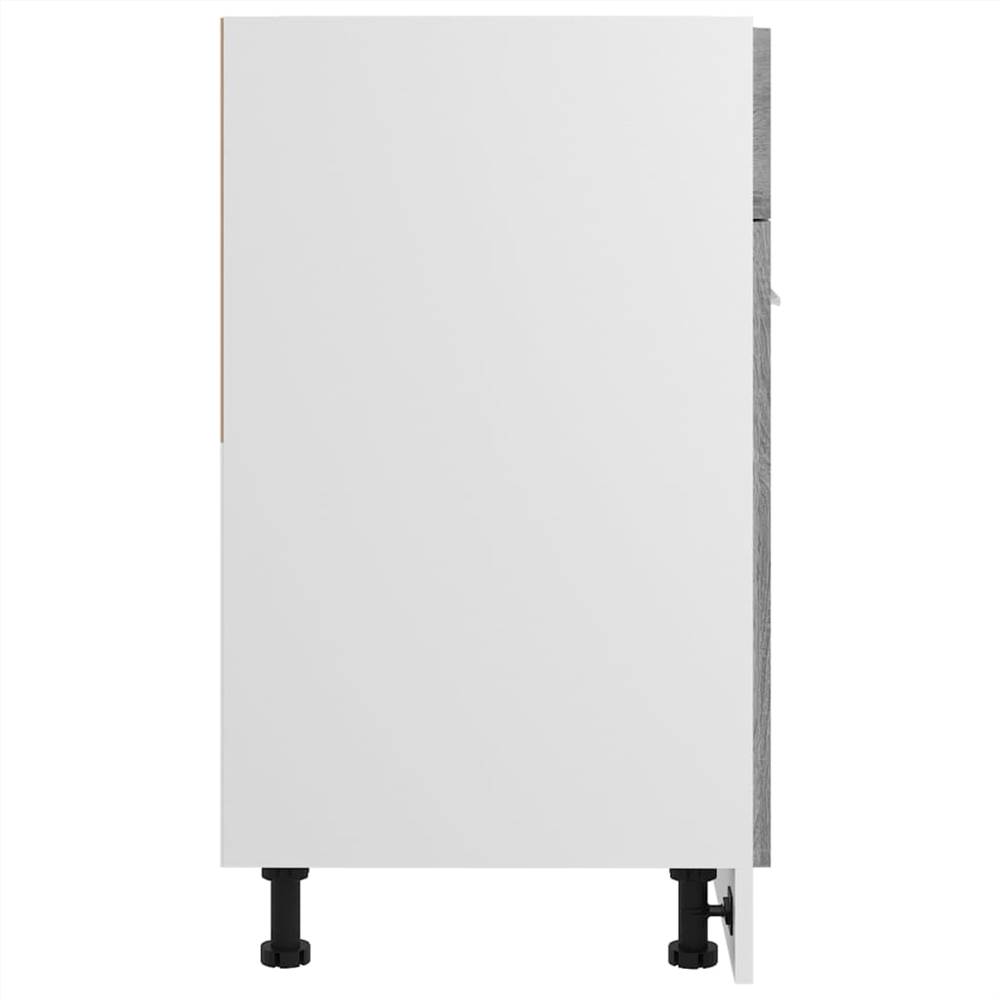 Drawer Bottom Cabinet Grey Sonoma 60x46x81.5 Cm Engineered Wood 11 Drawer Bottom Cabinet Grey Sonoma 60x46x81.5 cm Engineered Wood